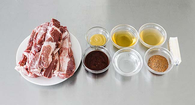 ingredients to make country style ribs