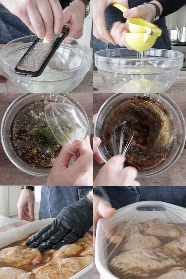 chicken marinade process