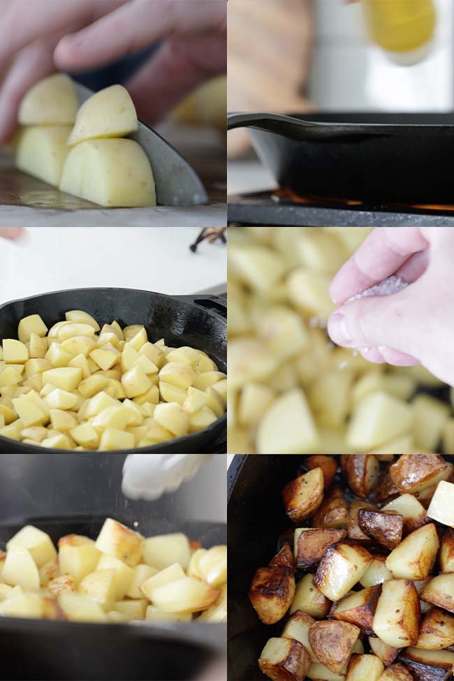 Skillet Fried Potatoes - Cooking With Carlee