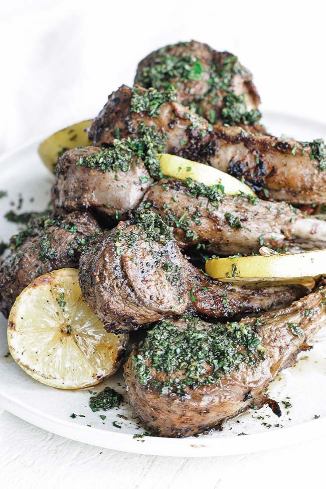 Grilled Lamb Lollipops Recipe Chef Billy Parisi