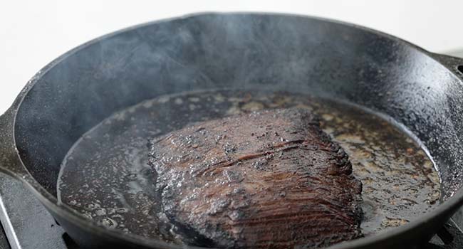 seared flank steak