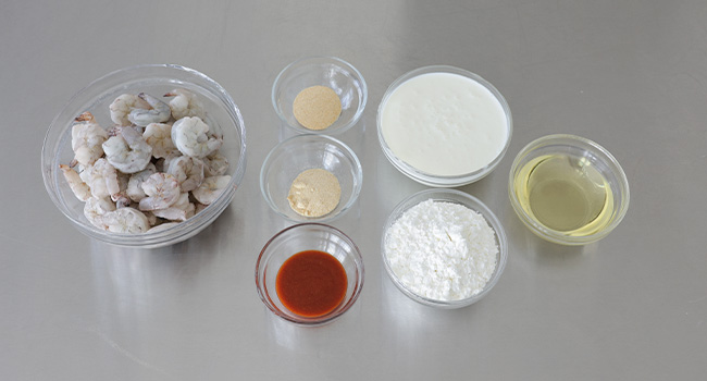 ingredients for bang bang shrimp