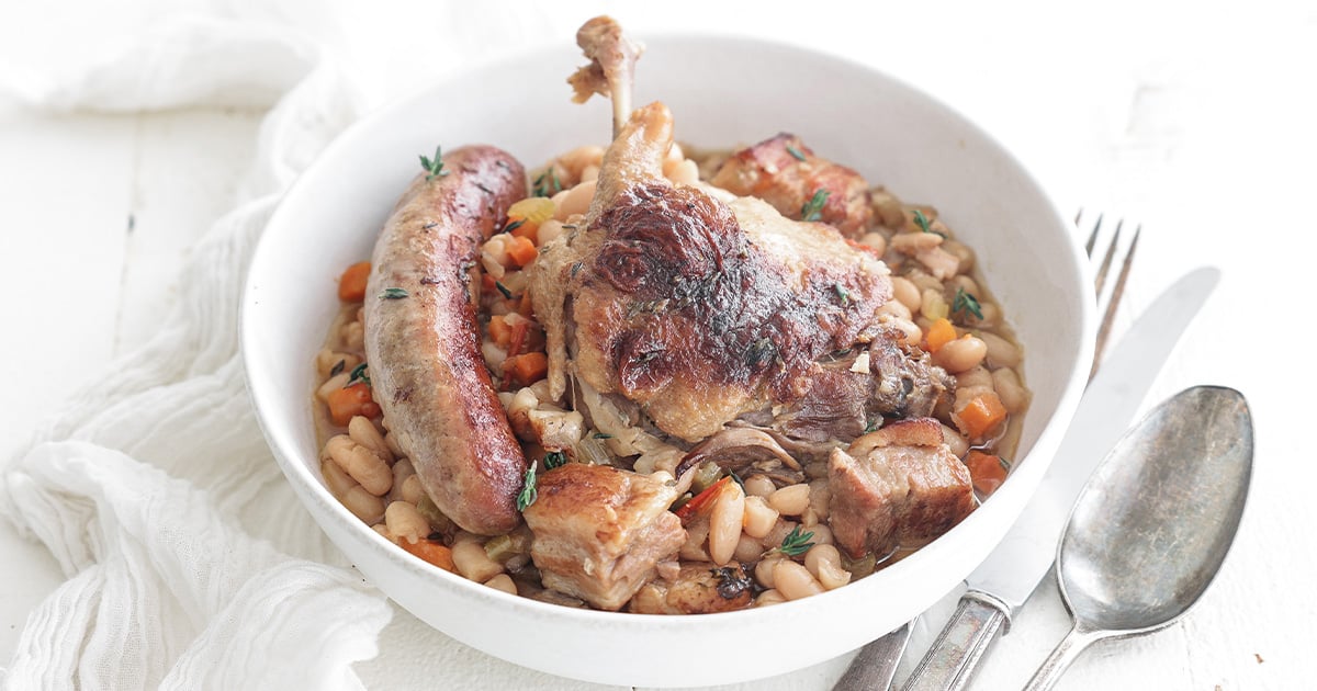 Duck Cassoulet Recipe (Cassoulet de Canard) - Chef Billy Parisi