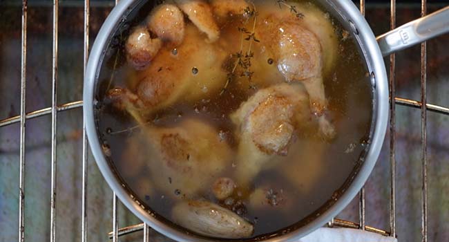 duck confit in a pot