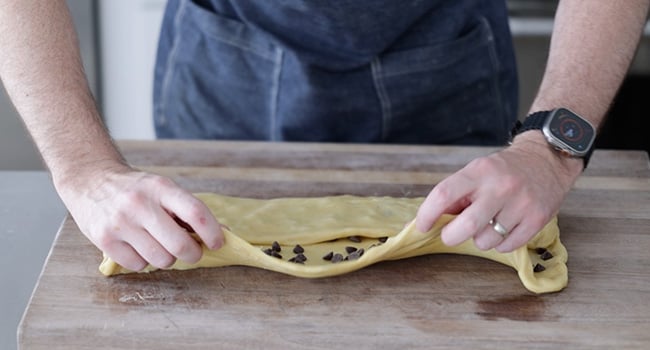 folding dough