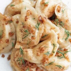 pierogi on a plate