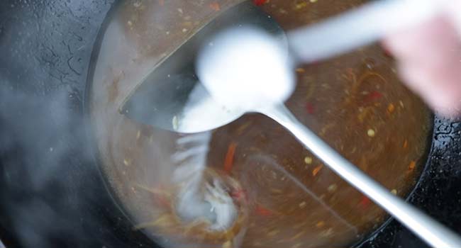 cooking orange chicken sauce