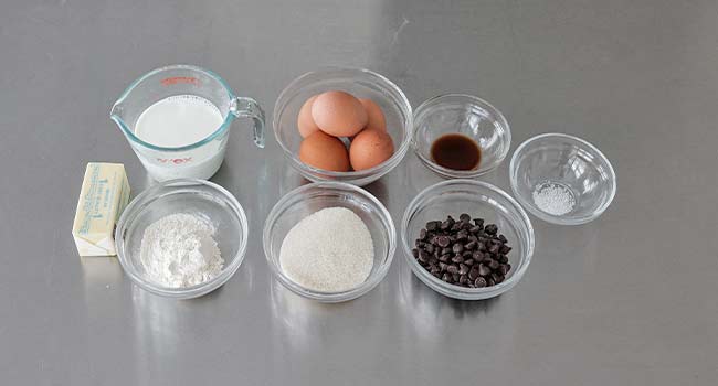 chocolate souffle ingredients