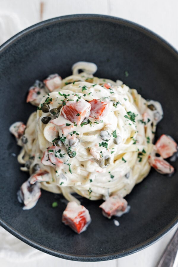 Salmon Pasta Recipe (Pasta al Salmone) - Chef Billy Parisi