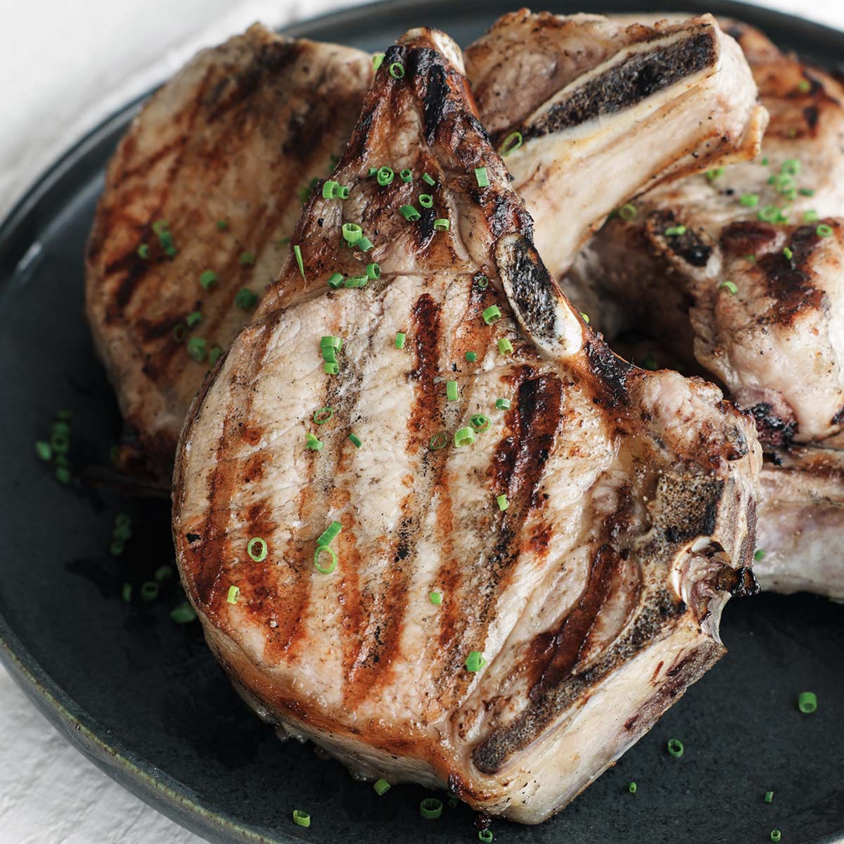 Grilled Bone-In Pork Chops - Chef Billy Parisi