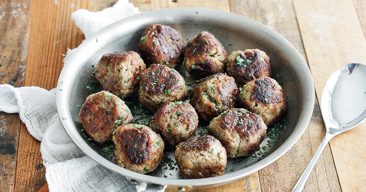 Pan Fried Meatballs - Chef Billy Parisi