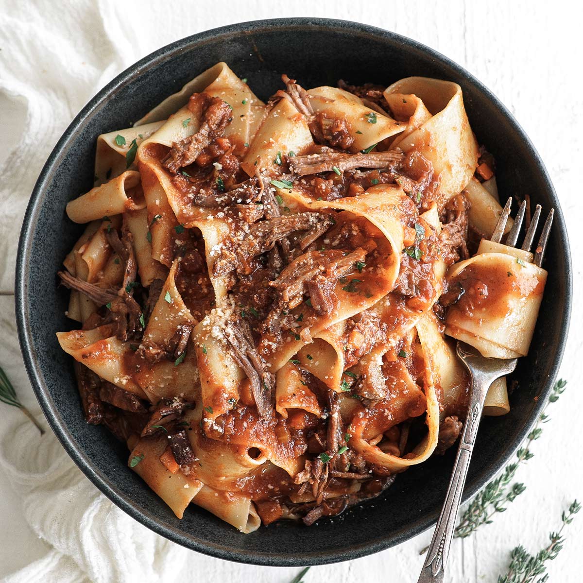 Short Rib Ragu (Slow-Braised) - Chef Billy Parisi