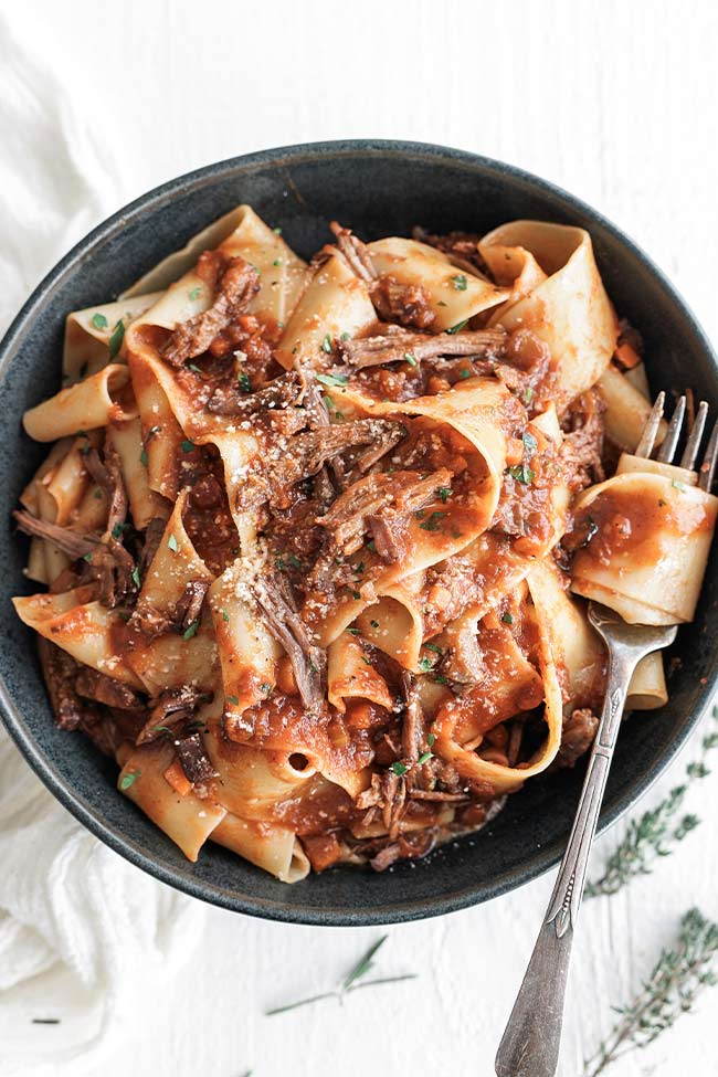 Short Rib Ragu (Slow-Braised) - Chef Billy Parisi