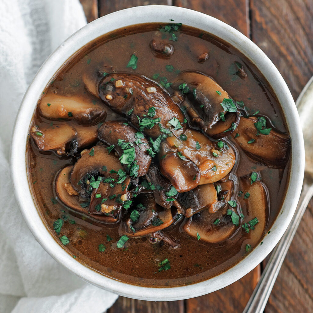 Easy Mushroom Gravy - Chef Billy Parisi