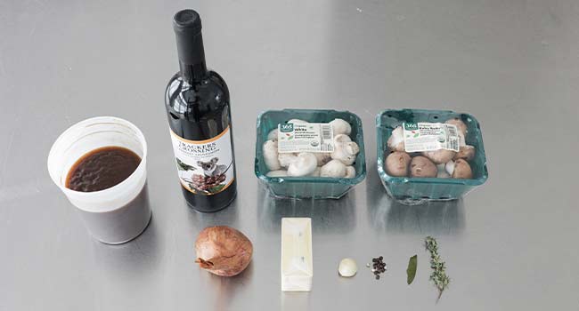 mushroom bordelaise ingredients