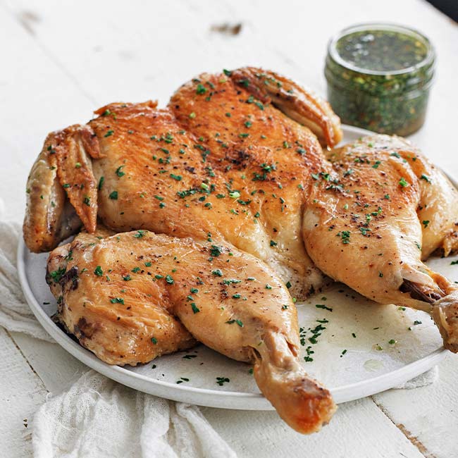 Brick Chicken Recipe (Juicy and Crispy) - Chef Billy Parisi