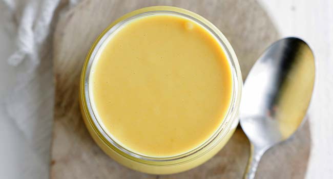honey mustard in a jar
