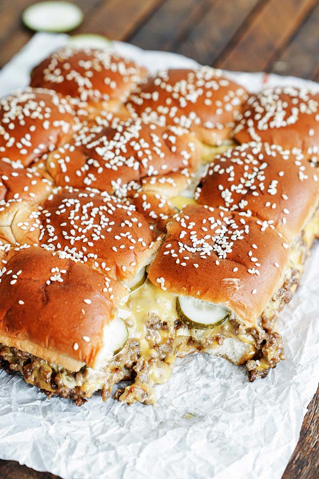 cheeseburger sliders