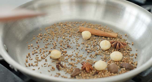 toasting seeds