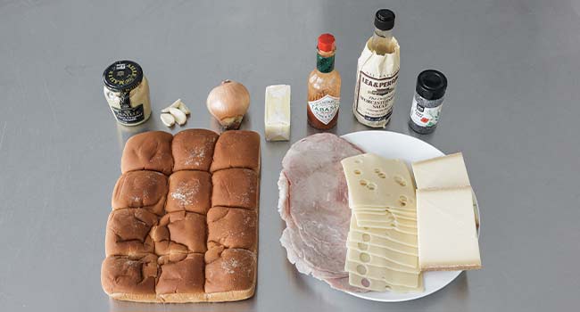 ham and cheese slider ingredients