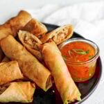 Lumpia on a plate