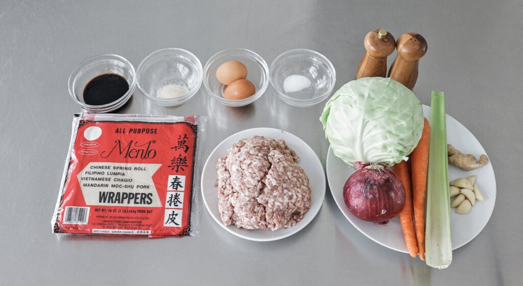 Lumpia Ingredients