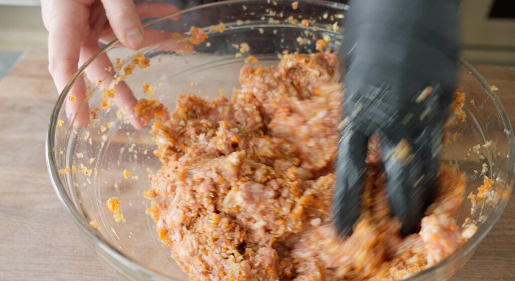 Mixed lumpia filling