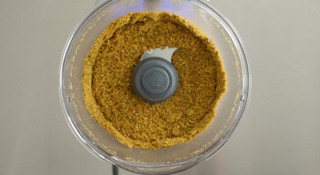 finely ground pistachios