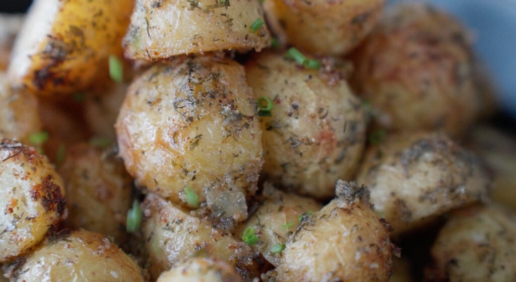 Ranch Potatoes ready for serving
