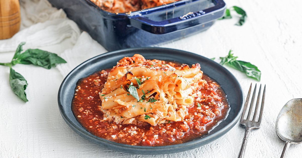 Baked Ziti Recipe (Classic Pasta Casserole) - Chef Billy Parisi