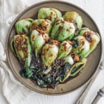 Bok Choy on a plate