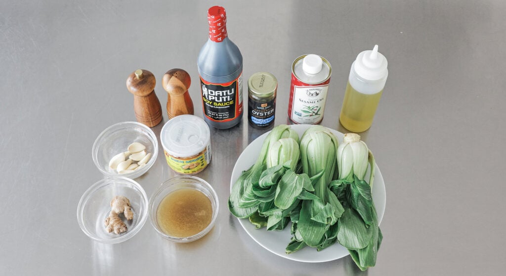 Ingredients for boy choy