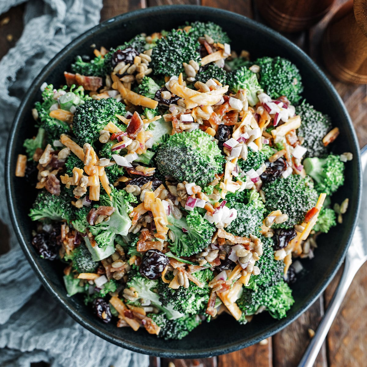 Broccoli Salad Recipe (Savory and Sweet Classic) - Chef Billy Parisi
