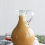 red wine vinaigrette in a bottle