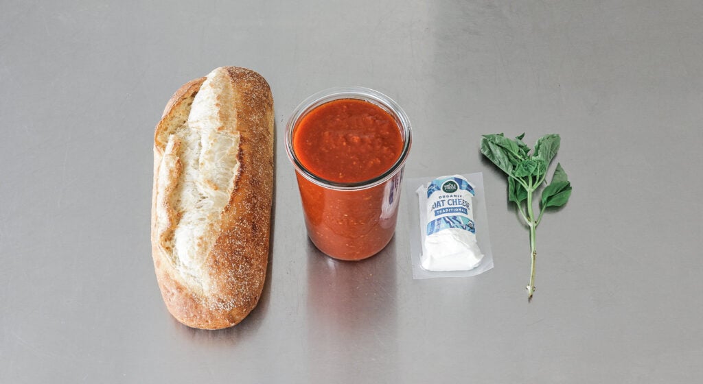 Baked Goat Cheese Ingredients