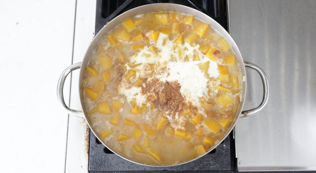 spices to the pot