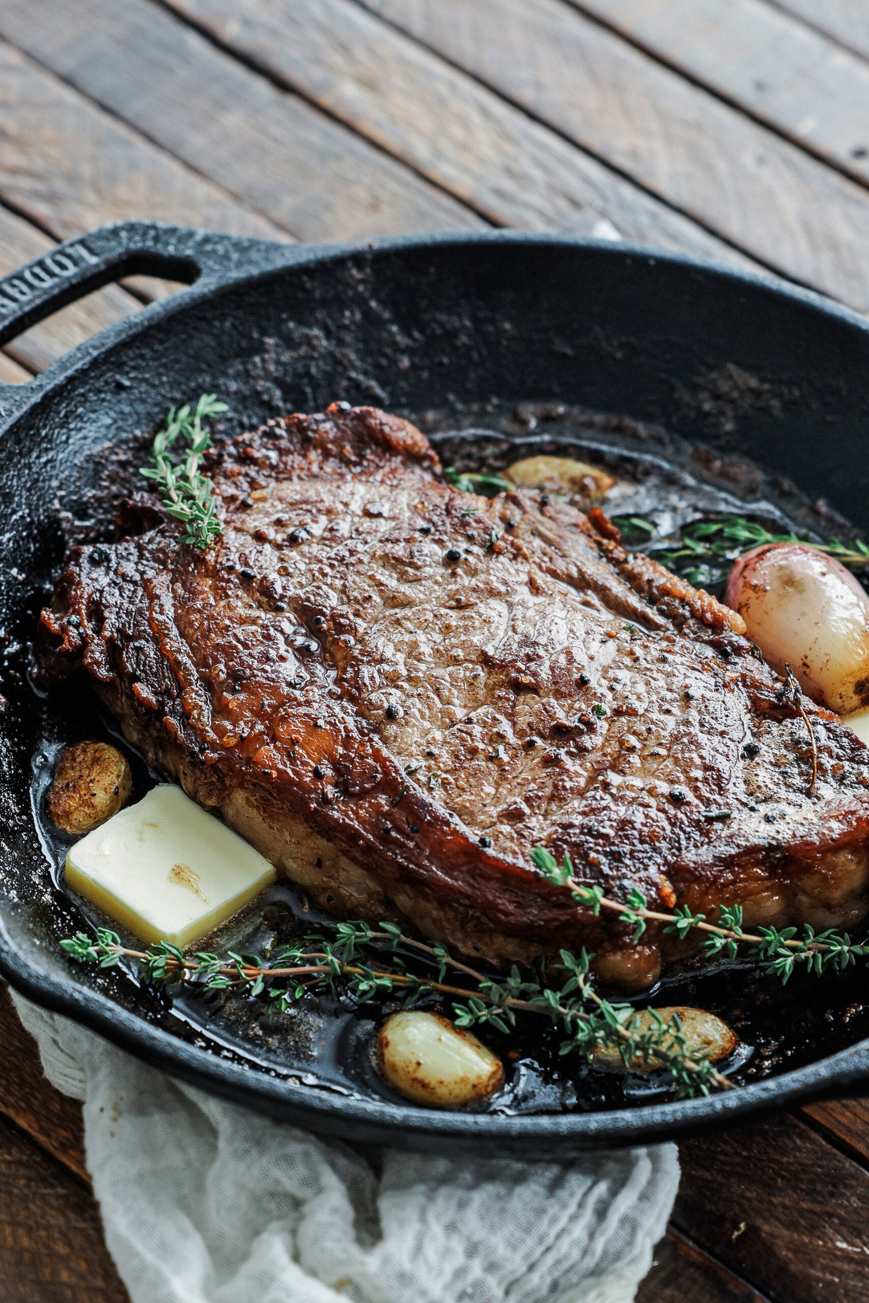 Pan-Seared Ribeye Steak Recipe (With Herb Butter) - Chef Billy Parisi