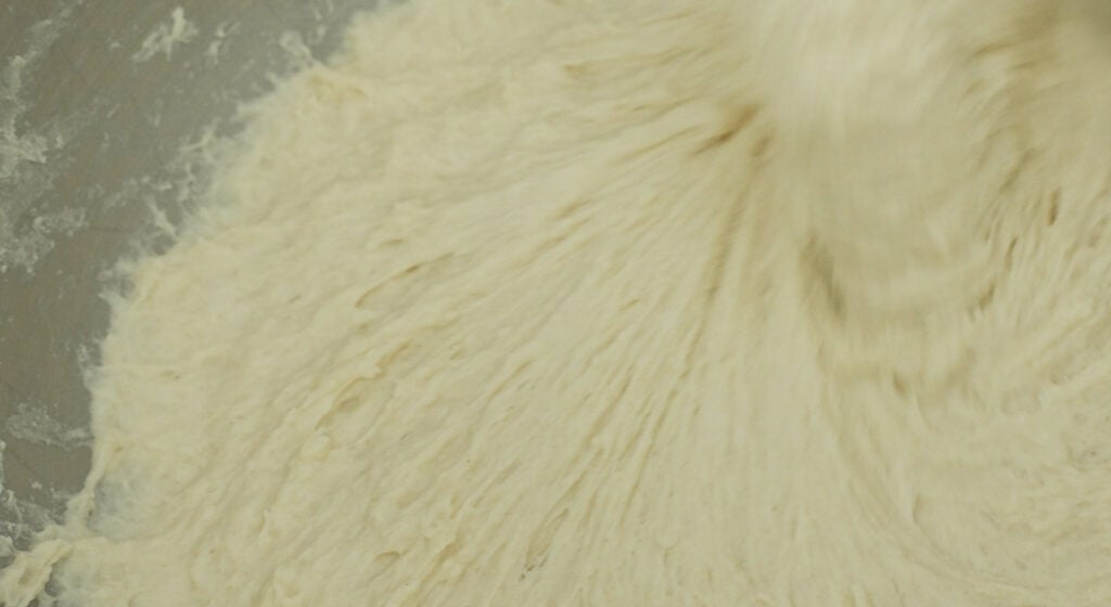 flour and water mixied together