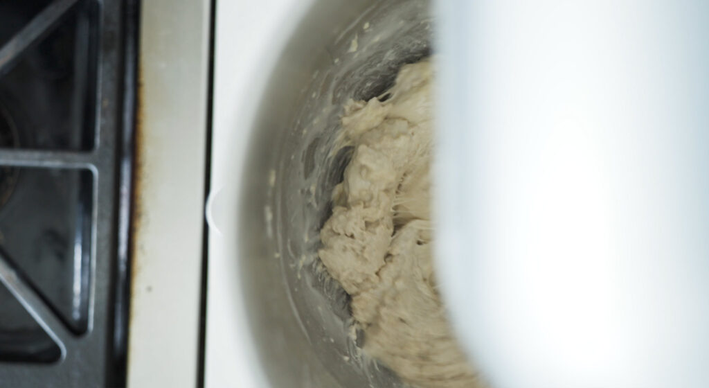 ingreients in mixing bowl