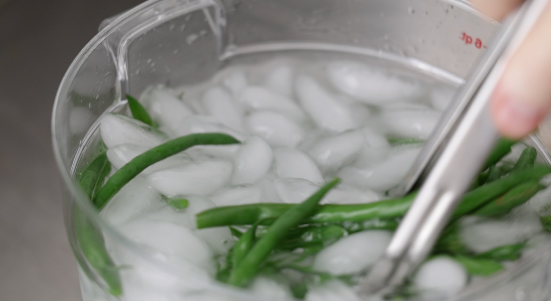 shocking green beans