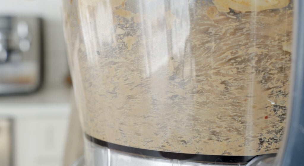 ingredients in a blender