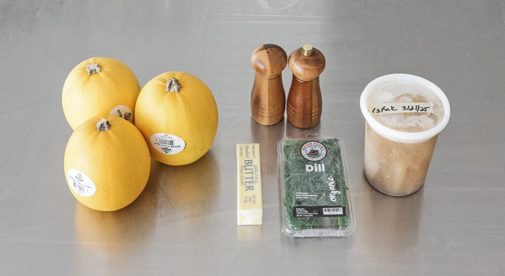 Spaghetti Squash ingredients