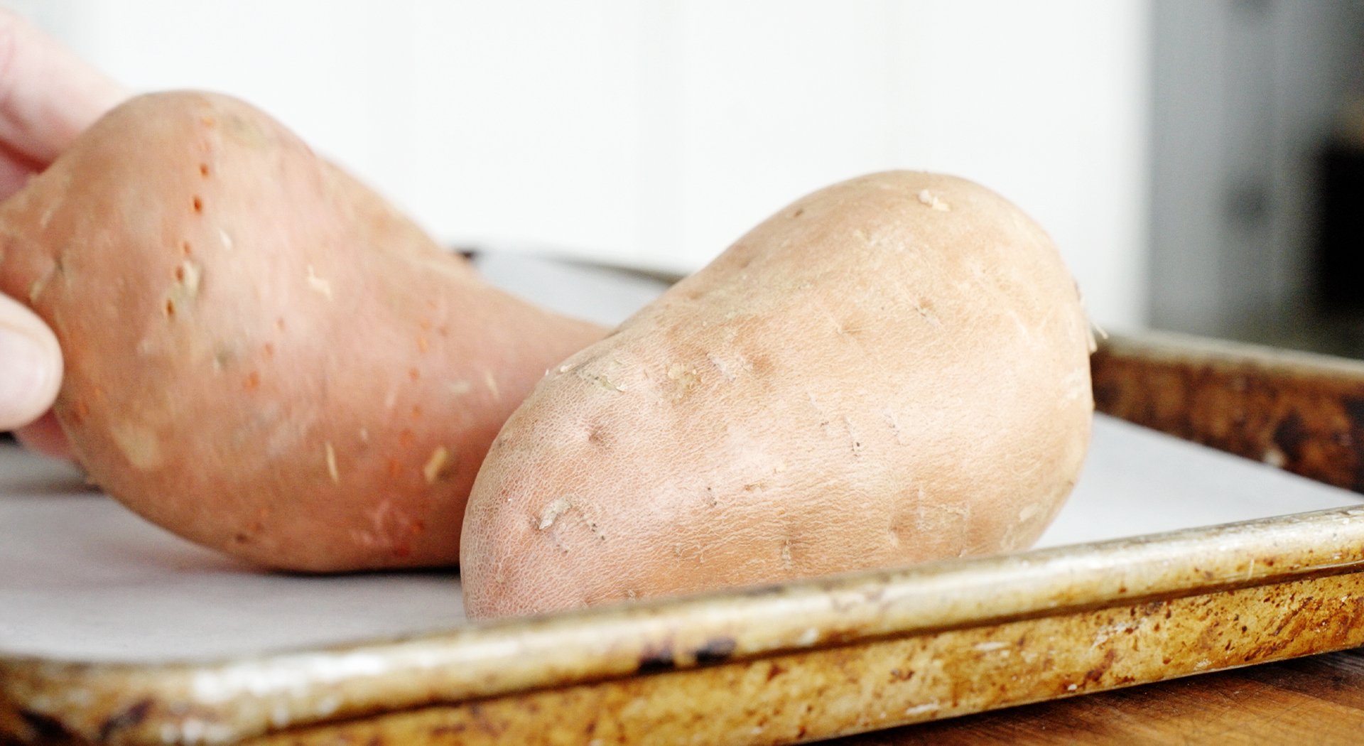 baking sweet potatoes