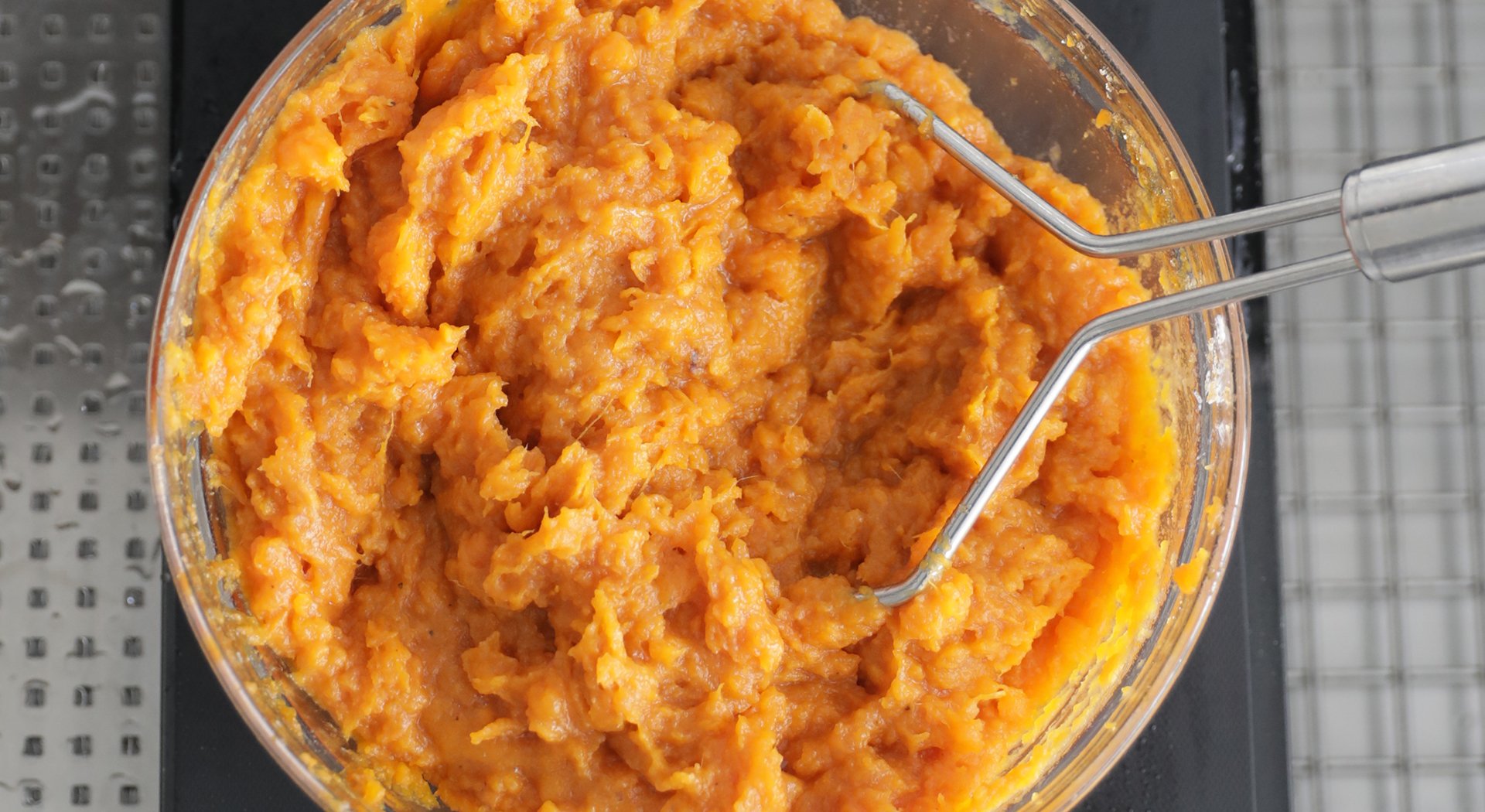 mashed sweet potatoes
