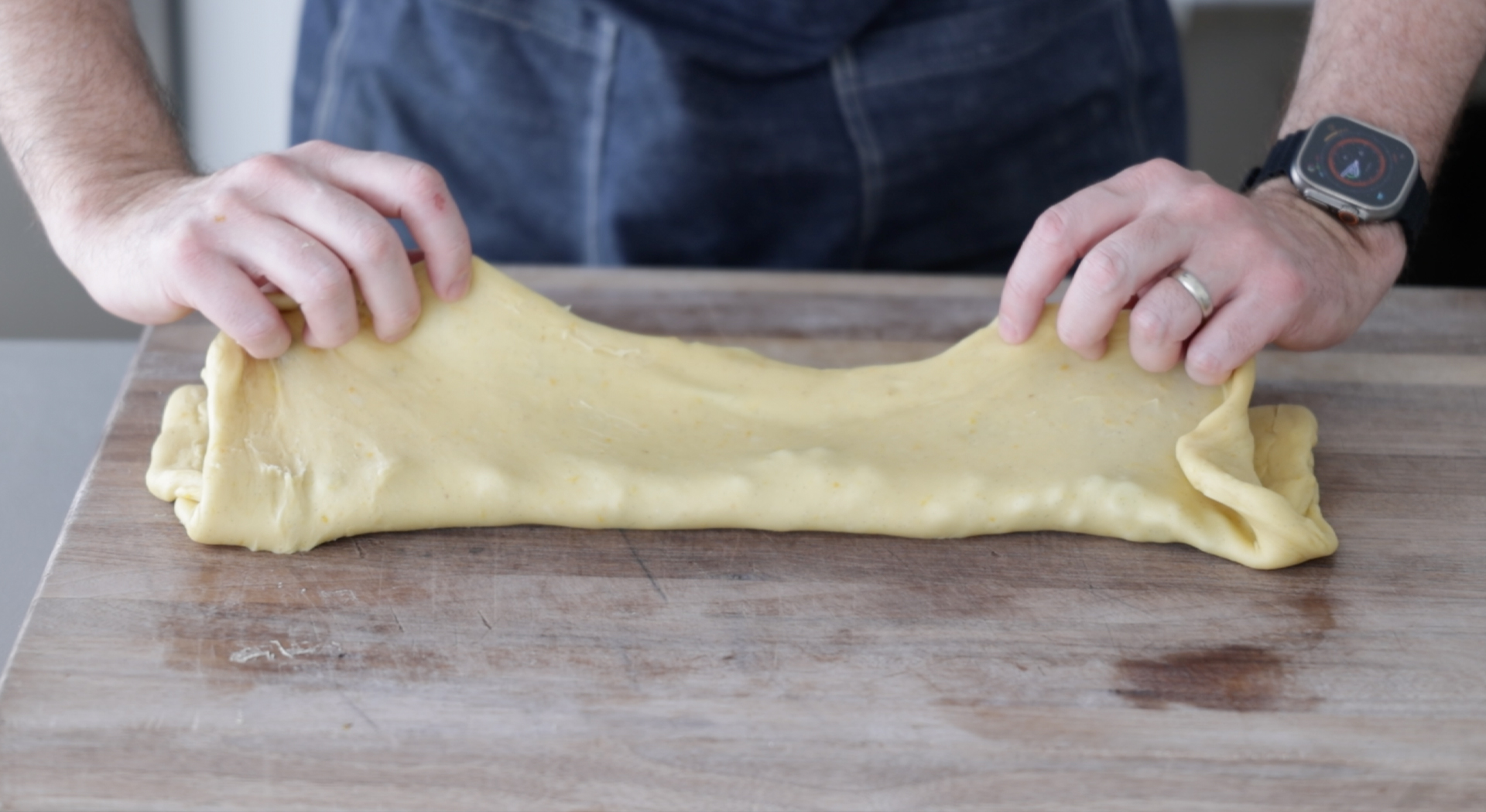 folding dough