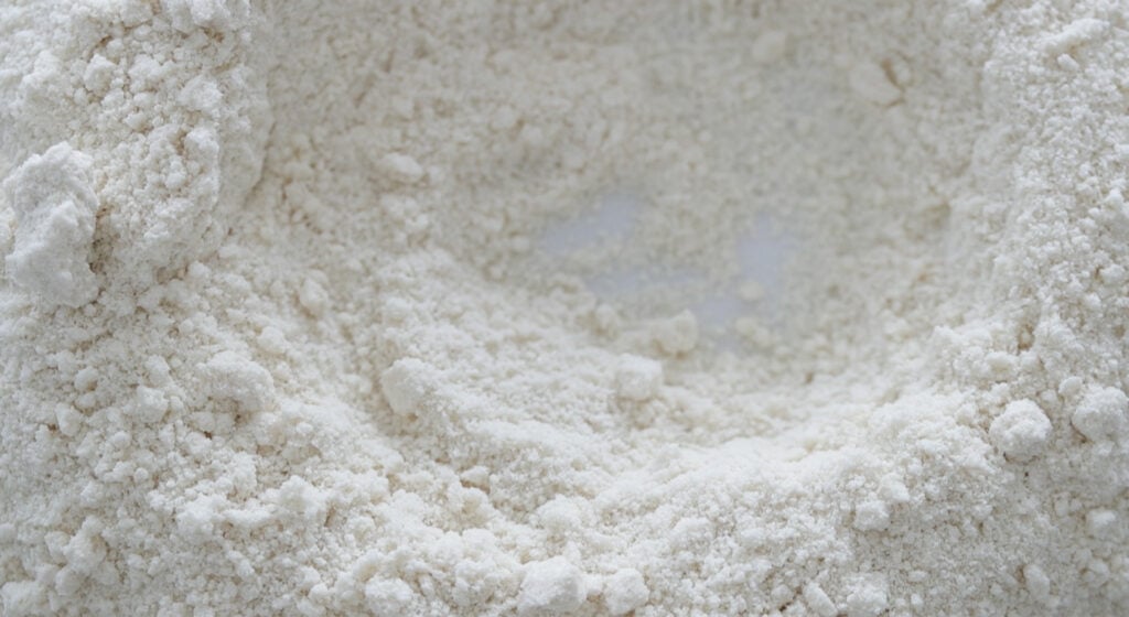 making a well in flour