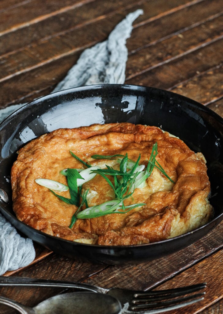 Thai Omlette on a plate