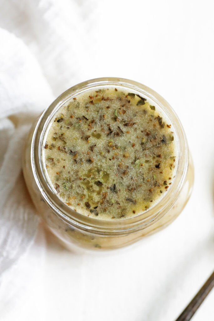greek dressing in a jar