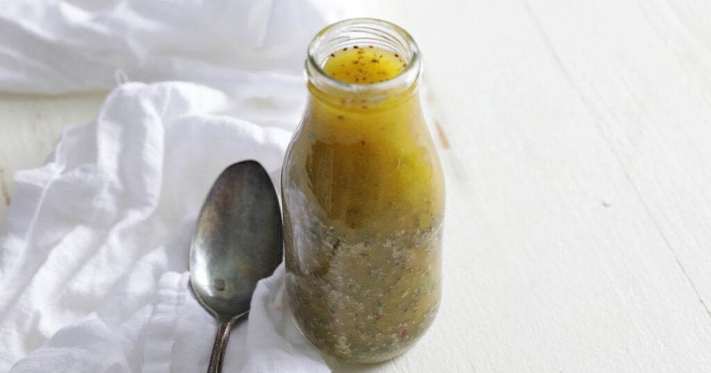 jar of Homemade Italian Dressing