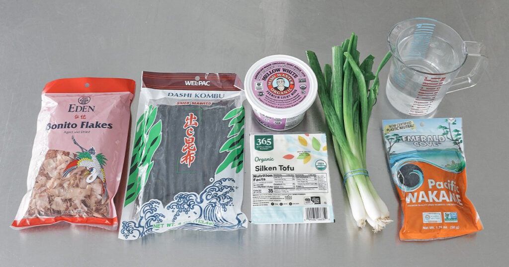 Miso Soup Ingredients
